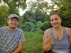 Couple At Pond Ari - Association of Nature & Forest Therapy