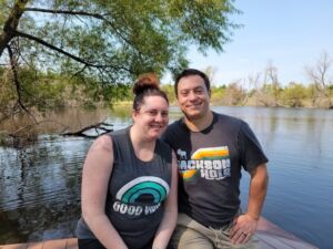 Tearny And Collin By Pond - Association of Nature & Forest Therapy
